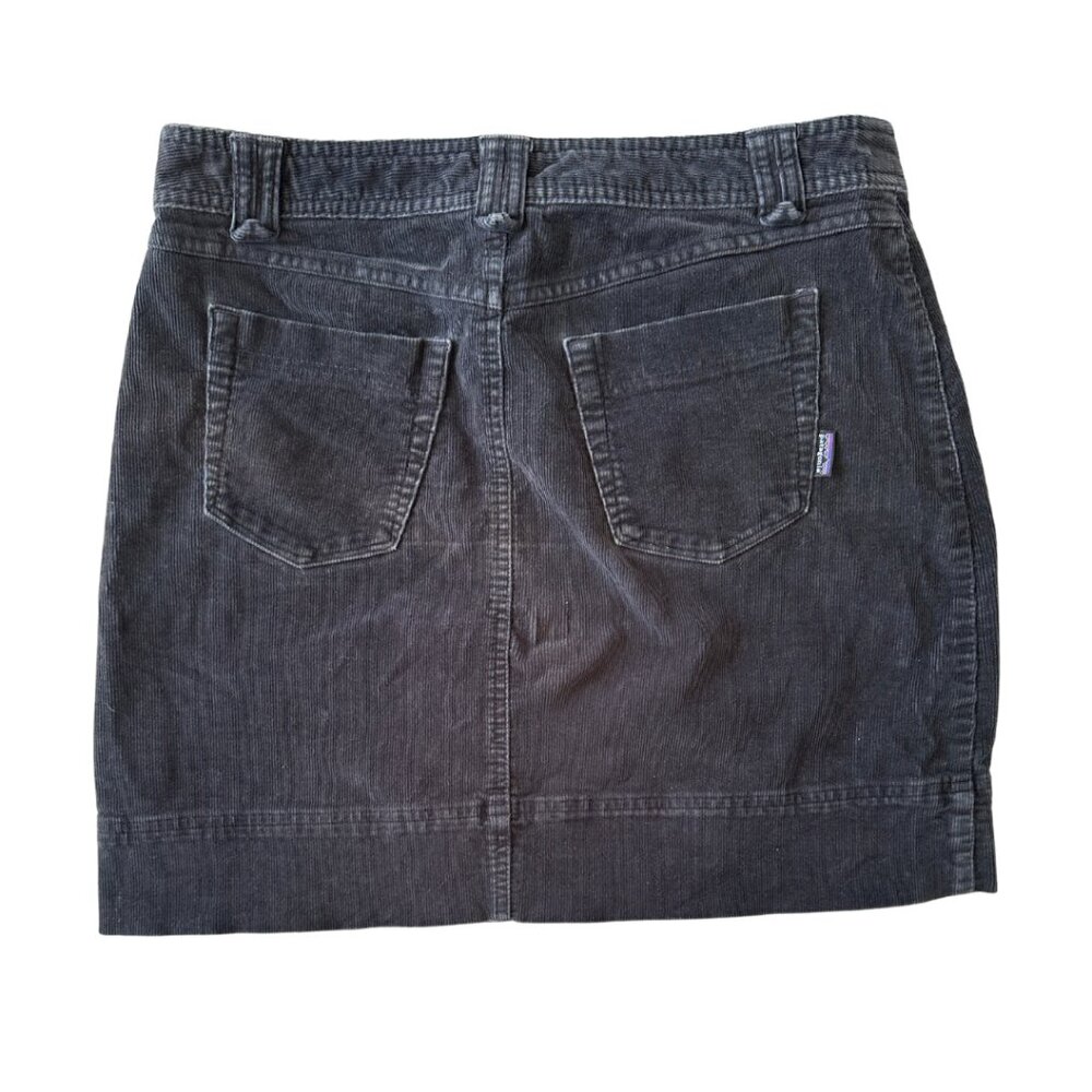 Patagonia Navy Corduroy Cargo Mini Skirt - Picture 2 of 5